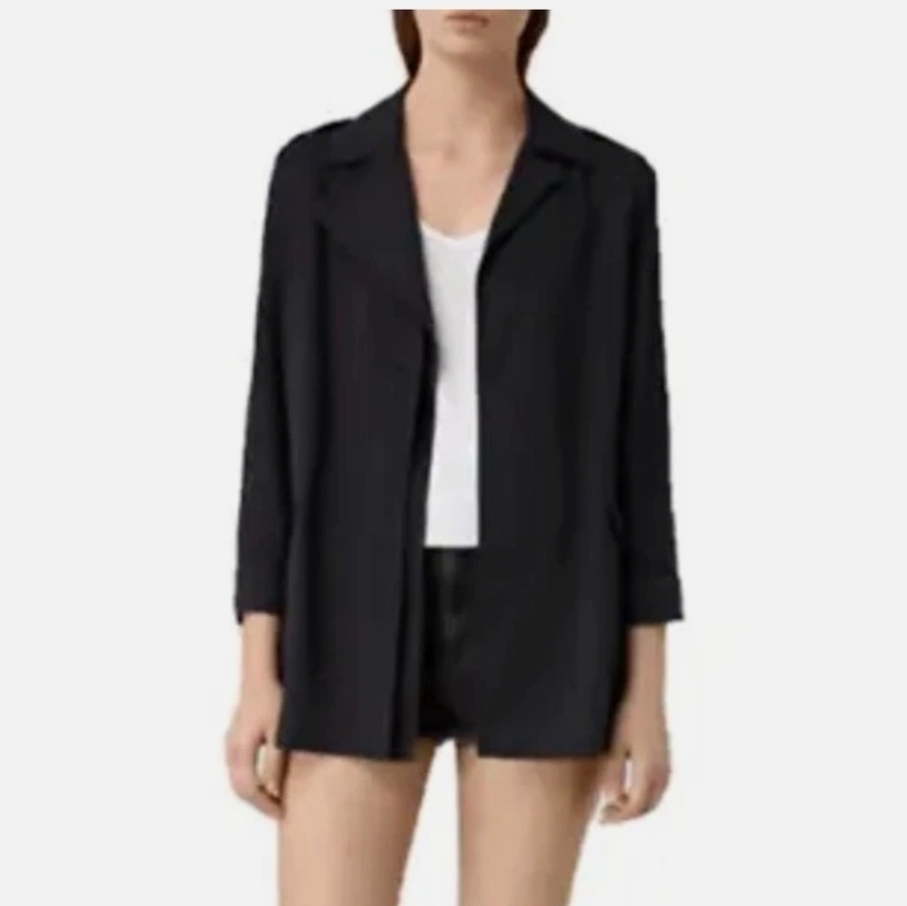 All Saints Jacket Kaiya Black Womens